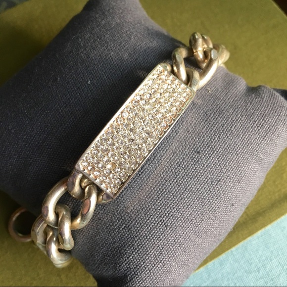 COPY - KennethCole Pave Crystal Chain Bracelet - Picture 2 of 3